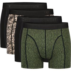 Ten Cate 4-Pack Heren Boxershorts - Leafs pack - XXL - Groen