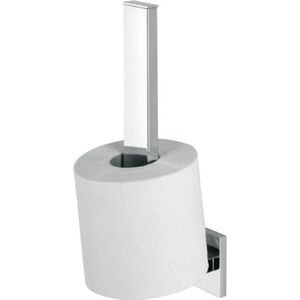 Tijdloze Reserve Toiletrolhouder Voor Moderne Badkamers Met Chroom Afwerking