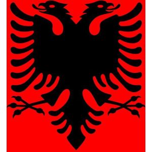 Albanie Vlag 100x150cm