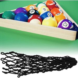 6Pcs Set Pool Table Pockets with Long Service Life - Billiards Mesh Bag .