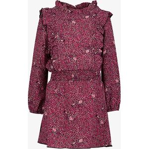 TwoDay meisjes jurk roze met luipaardprint - Maat 92