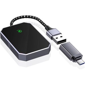 Draadloze CarPlay-adapter - snelle verbinding - draadloze CarPlay-dongle - iPhone - iOS 10+