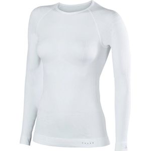 FALKE Warm Dames Longsleeved Shirt Tight Fit 39111 - Wit 2860 white Dames - XS