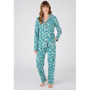 Damart - Pyjama met knopen - Vrouwen - Groen - 50-52 (XL)