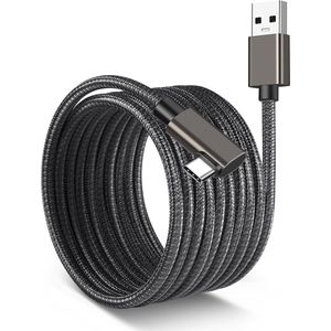 NÖRDIC USBC-VR5M VR Link kabel - USB-C naar USB - USB3.2 Gen1 -Geschikt voor Oculus Quest 2 VR bril - 5m