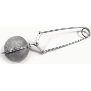 Theezeef Geschikt voor Losse Thee - Theefilter RVS Theezeefjes voor Losse Thee - Zilver