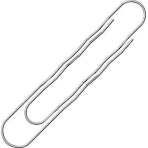 paperclips Alco 77mm gegolfd doosje a 12 stuks