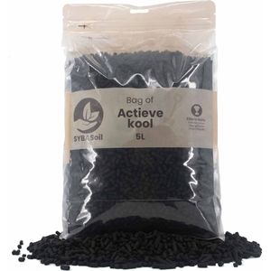 SYBASoil Actieve Kool Pellets 5L - Helpt Schimmel en Rot voorkomen