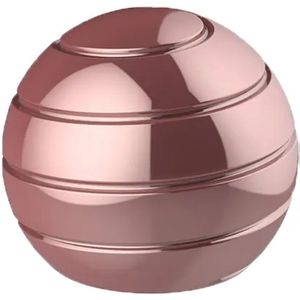 Roze Metal Spinning Spinner - Bureau Gyro Ball, Kinetisch Bureau Sensorisch Speelgoed voor Volwassenen - Roze Fidget Speelgoed | Pink Metal Spinning Ball | Bureau & Kantoor Cadeau