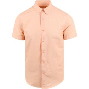 Suitable - Short Sleeve Overhemd Oranje - Heren - Maat XXL - Regular-fit