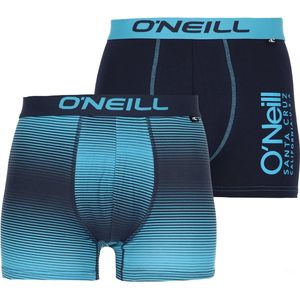 O'Neill premium heren boxershorts 2-pack - gradient & plain - maat XL