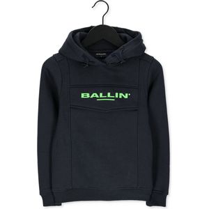 Ballin Amsterdam -  Jongens Slim Fit  Hoodie  - Blauw - Maat 128