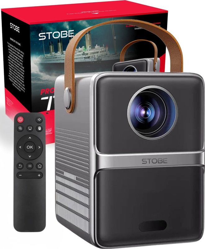 STOBE® Titanic mini beamer - Draagbare beamer - HDMI - AUX - USB - 150 ANSI LUMEN - Projector voor films te kijken - Kleine beamer - eenvoudig mee te nemen