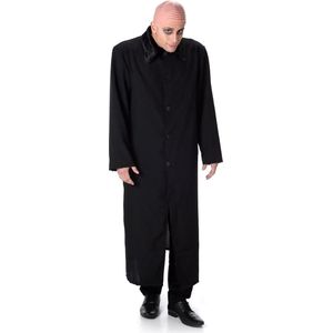 Karnival Costumes Enge Man Halloween Kostuum Heren Lange 2-Delig Jas & Kaal Hoofd Carnavalskleding Heren Halloween Kostuum Volwassenen Verkleedkleding Volwassenen - Polyester - Maat M