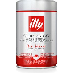 Illy - Espresso Classico Gemalen koffie- 12x 250g