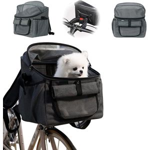 Solacis Hondenfietsmand elektrische fiets - Hondenfietsmand achterop - Honden fietsmand - Hondenfietsmand bagagedrager - Must have voor jouw hond!