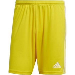 adidas - Squadra 21 Shorts - Geel Voetbalbroekje - S - Geel
