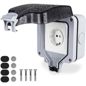 ApexArte® Buitenstopcontact - Buitenstopcontacten Waterdicht - Tuincontactdoos
