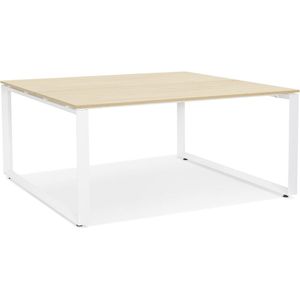 Alterego - BAKUS - Bureau bank - Wit - 160x160x74 cm