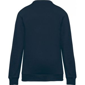 WK. Designed To Work Day To Day unisex sweater met zip contrasterende zak WK403 - Navy / Silver - S