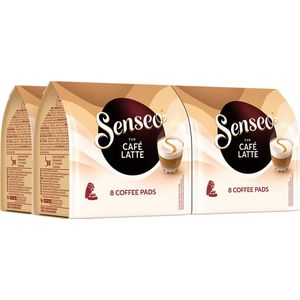 Senseo Café Latte Koffiepads - Intensiteit 2/9 - 4 x 8 pads