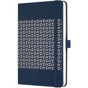 Sigel - notitieboek - Jolie Impress - A5 - hardcover - 174 pagina's - lijn - 80 grams papier - Midnight Blue - SI-JN205