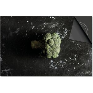 Inductie beschermer 83x51,5 - afdekplaat inductie mat - Dietrix Kookplaat beschermer - DELUXE - Groente en Fruit - Broccoli