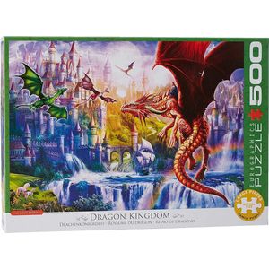 Eurographics puzzel Dragon Kingdom - 500 XL stukjes