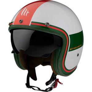 Mt Helmets Le Mans 2 Sv Tant Jet Helm Wit XS