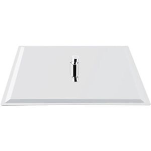 Moderne Vierkante Regendouche van Roestvrij Staal 16 Inch - Hoge Druk Regendouche met Chroom afwerking voor Thuis en Hotel