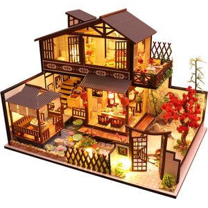 Premium Miniatuur XXL bouwpakket - Bouwpakket - Voor Volwassenen (14+) - Modelbouwpakket - DIY - Poppenhuis – incl. Led Licht en Muziek - Perfect House