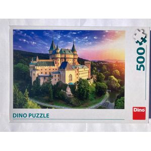 Dino puzzel kasteel Bojnice Slovakia
