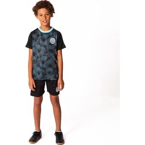 Champions League tenue - zwart - Maat 116 - Voetbaltenue Kinderen - Zwart