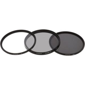 Polaroid Luxe Filter-kit - UV, polarisatie en grijsfilter - 52mm