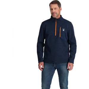 Spyder Bandit Fleece Met Halve Rits Blauw S Man