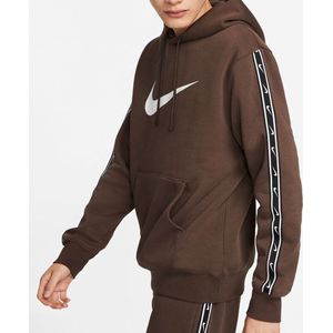 Nike Sportswear Repeat Fleece Hoodie - Bruin - Maat L