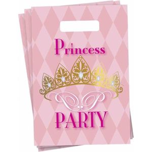 Princess Partytasjes - 6 Stuks