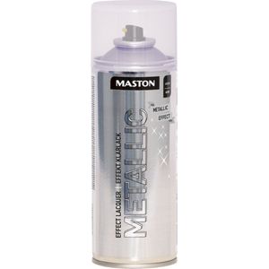 Maston Metallic effect lacquer - blanke metallic spuitverf - 400 ml - spuitbus verf