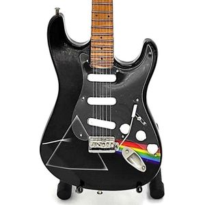 Mini Gitaar Pink Floyd 25cm Miniature- Guitar-Mini -Guitar- Collectables-decoratie -gitaar-Gift--Kado- miniatuur- instrument-Cadeau-verjaardag