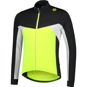 Rogelli Recco 2.0 Fietsshirt - Lange Mouwen - Heren - Fluor, Zwart, Wit - Maat S