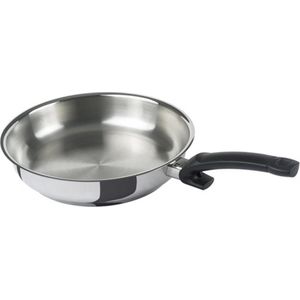 Fissler Crispy Steelux Classic Koekenpan, 28cm