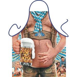Alpen Sixpack - Sexy Grappig Leuk Tirol Tiroler Schort Keukenschort