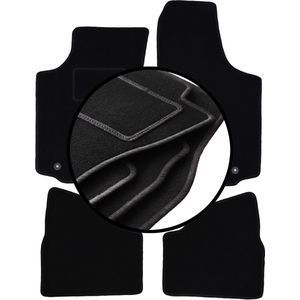Complete set veloursmatten voor: Opel Corsa C hatchback (2000-2006)