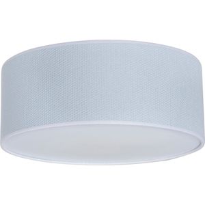 BO Baby's Only - Gebreide Plafondlamp babykamer - Plafonnière Classic - Poederblauw - Ø35 cm - Inclusief pendel - E27 fitting - 13 watt