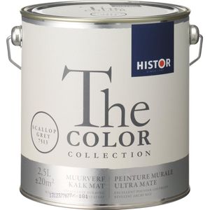 Histor The Color Collection Muurverf - 2,5 Liter - Scallop Grey