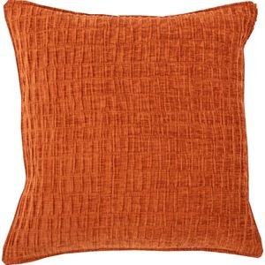 Tiseco - Kussen (gevuld) CHENILLE - SET/2 - 45x45 cm - oranje