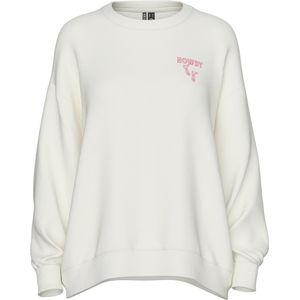 Pieces Trui Pcmaudeline Ls O-neck Sweat D2d Jrs 17160125 Cloud Dancer Dames Maat - M
