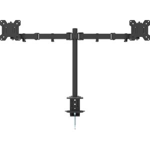 Alora dubbele monitorarm 13-27 inch - Monitorbeugel 2 schermen - Muurbeugel - Monitorbeugels - Muurbeugel monitor