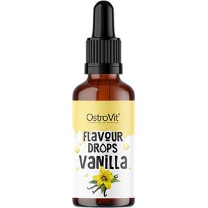OstroVit - Smaakdruppels - Flavour drops - 30 ml - 916 porties - Smaak (Vanillia) - Geen toegevoegde suiker - No added sugar - Zonder calorieën - Voor kwark, Yoghurt, Koffie, Pannenkoeken, Water, Smoothies en meer!