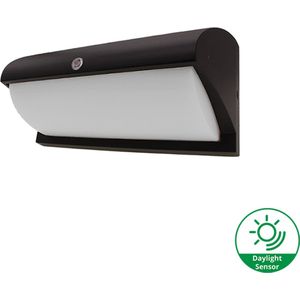 LED Bulkhead - Buitenlamp - Wandlamp - 12 watt - met daglichtsensor 4000K